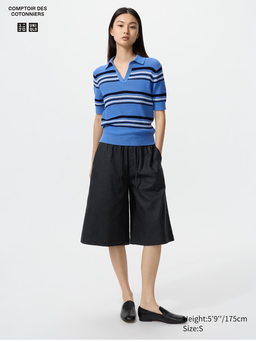 UNIQLO x Comptoir des Cotonniers linen blend culottes